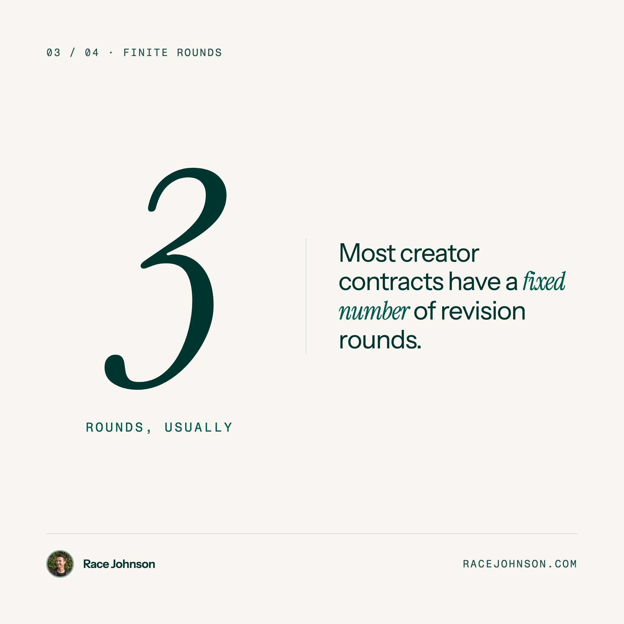 Consolidate creator feedback before sending carousel slide 3